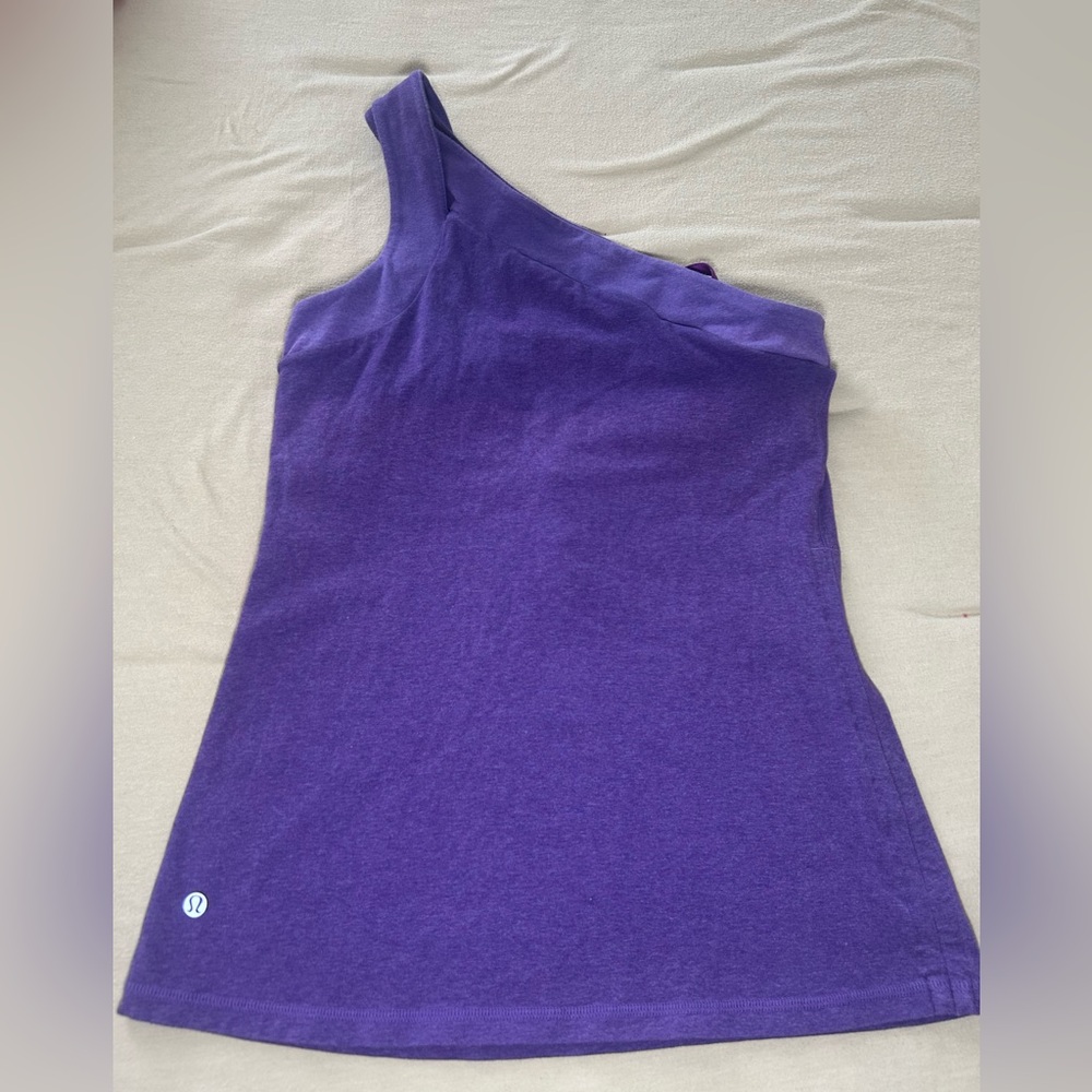 lululemon athletica One-Shoulder Athletic Tank in Deep Purple